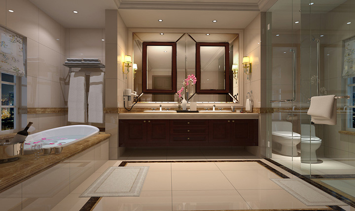 別墅設(shè)計(jì)衛(wèi)生間如何凸顯功能性？ 